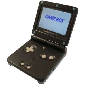 black backlit Game Boy advance