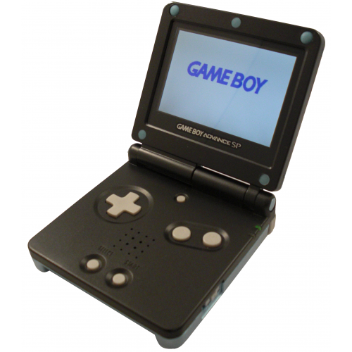 black backlit Game Boy advance
