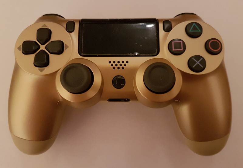 Gold ps4 controller
